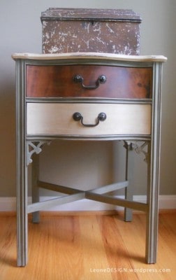 DIY Side Table Paint Solution