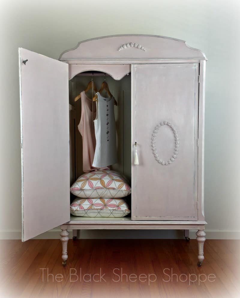 Graceful and Elegant Armoire Makeover - KnockOffDecor