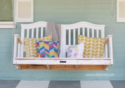 Functional and Fun Baby Crib Porch Swing