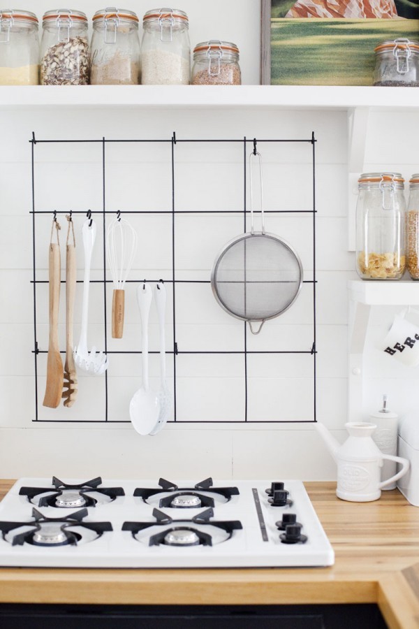 How To Make A WallHanging Kitchen Utensil Rack