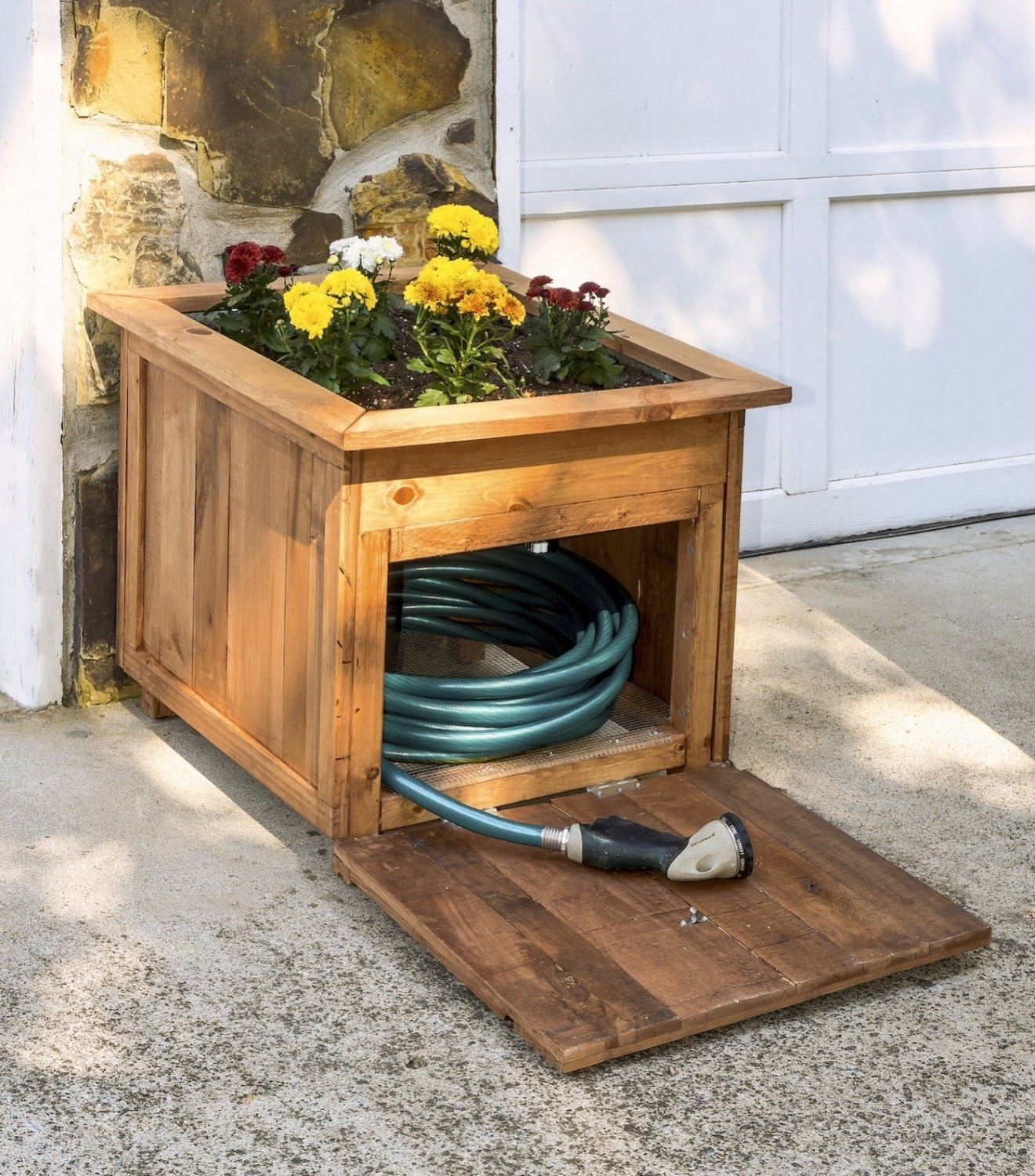 Hose Caddy Planter