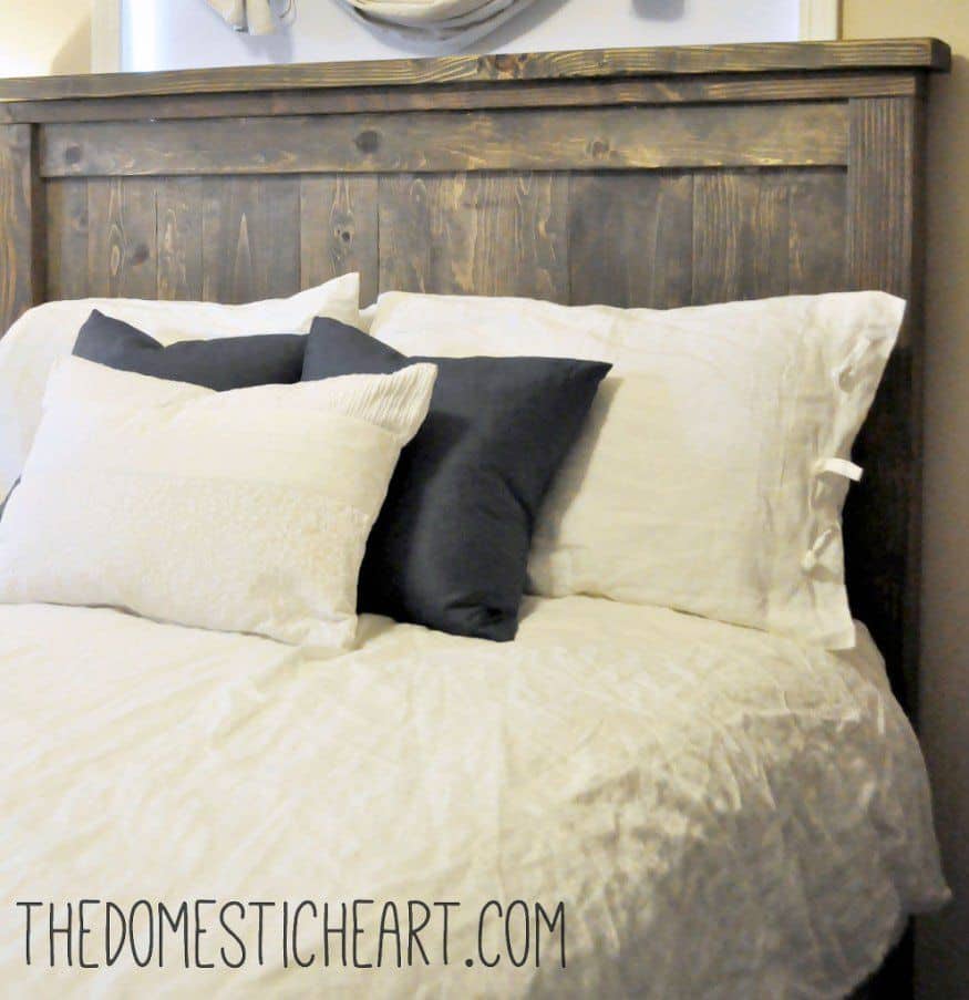 Solid Sturdy Rustic Headboard