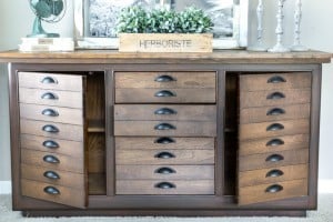 DIY Printers Cabinet