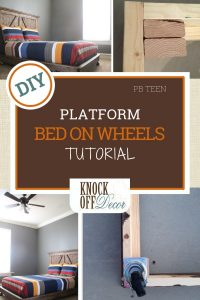 Build a Platform Bed on Wheels