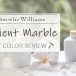 sw ancient marble paint color review