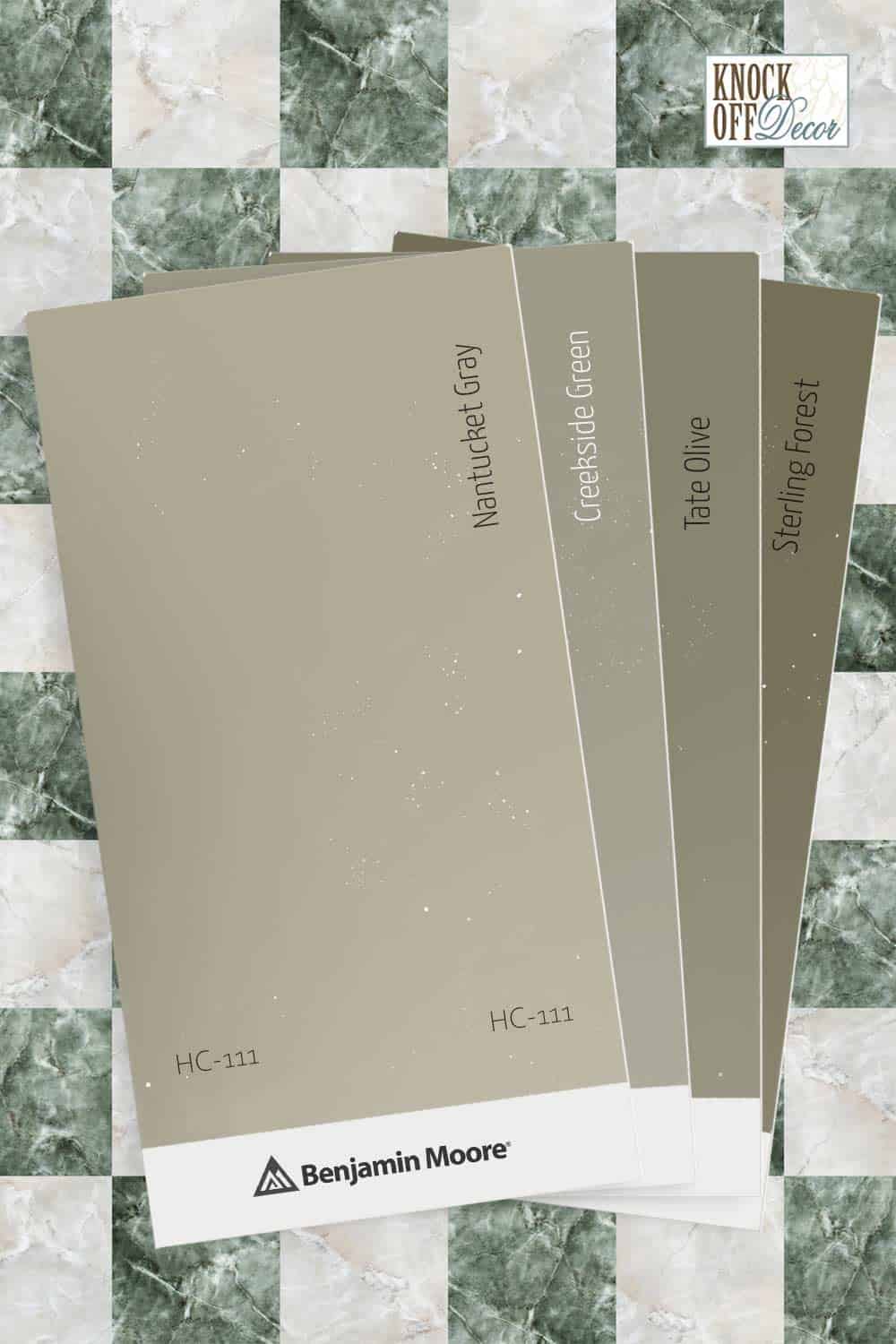 Benjamin Moore Nantucket Gray Review A Muted and Earthy Green Paint