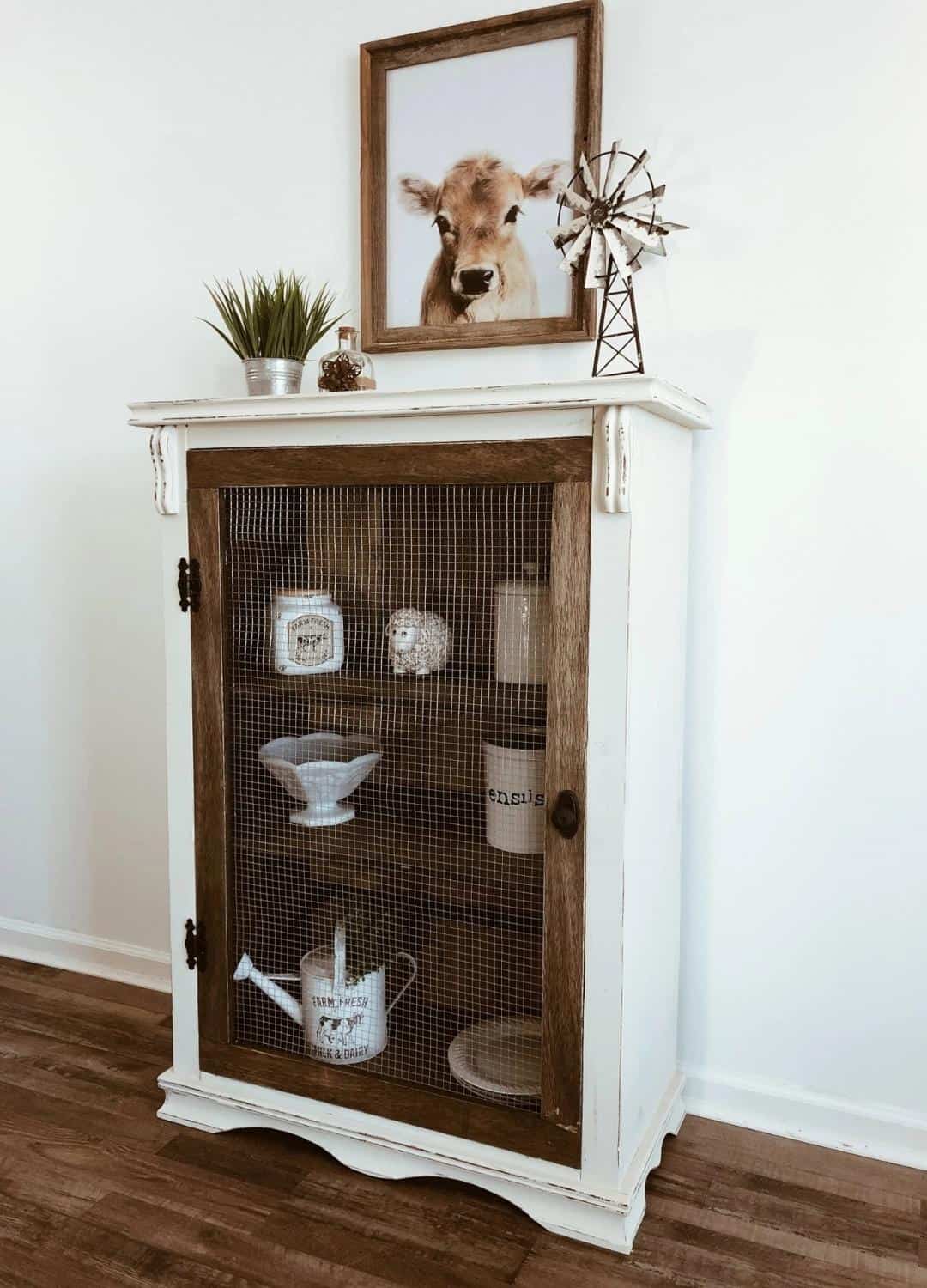 DIY Farmhouse Pantry from an Old Dresser