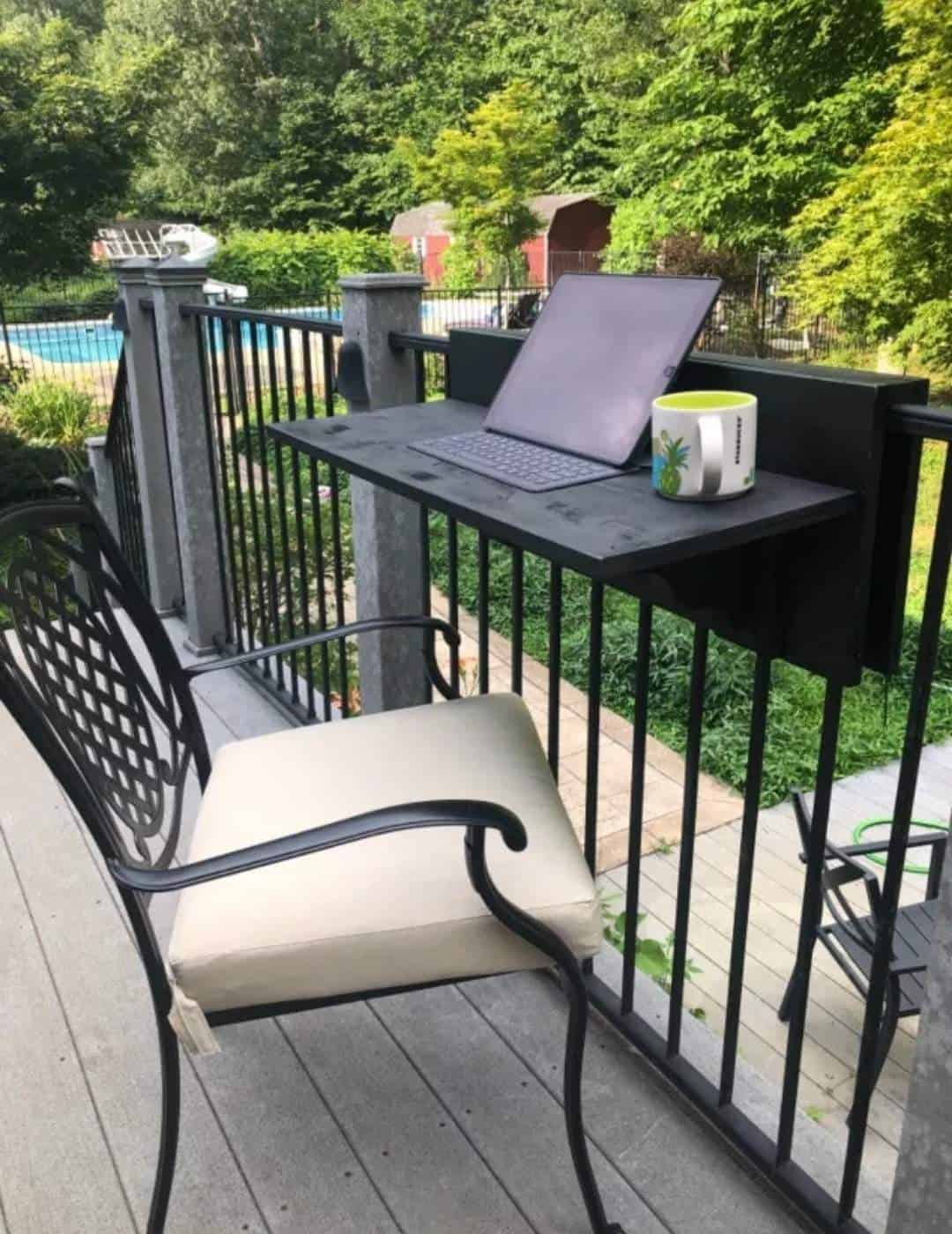 Easy DIY Slide On Bar Countertop