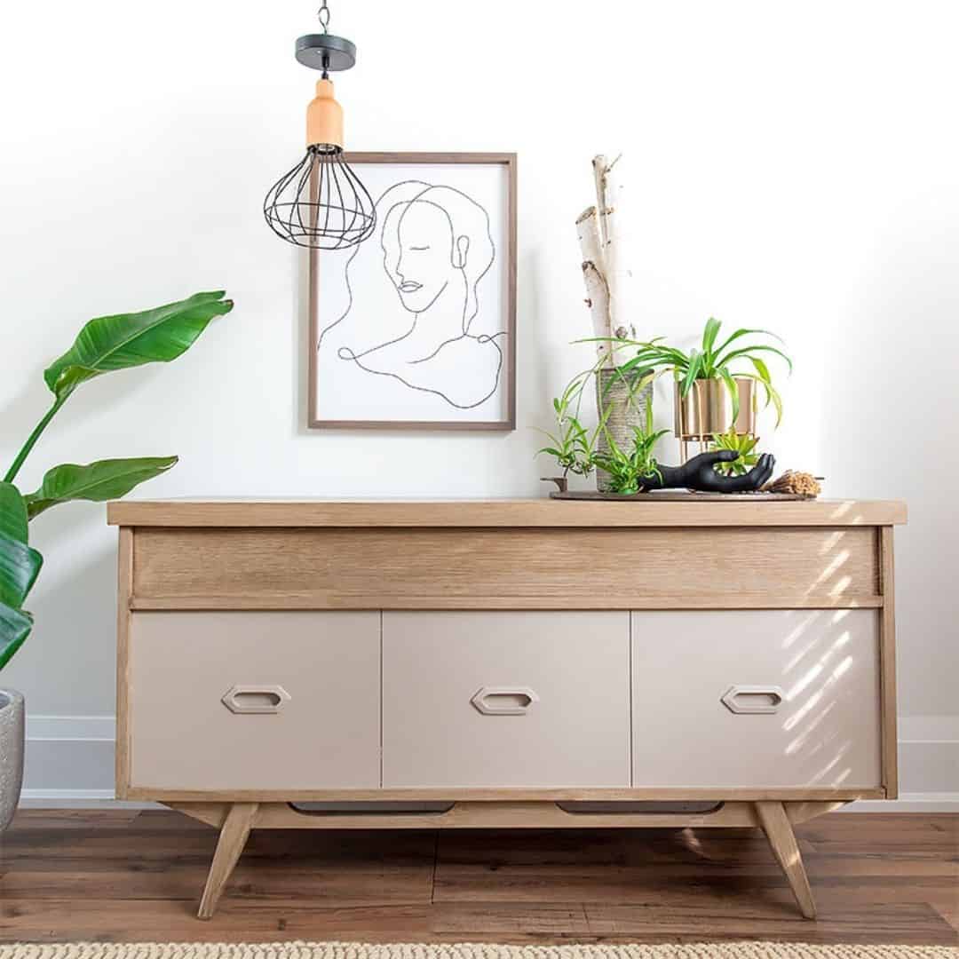 Faux Wood Painted Cedar Chest