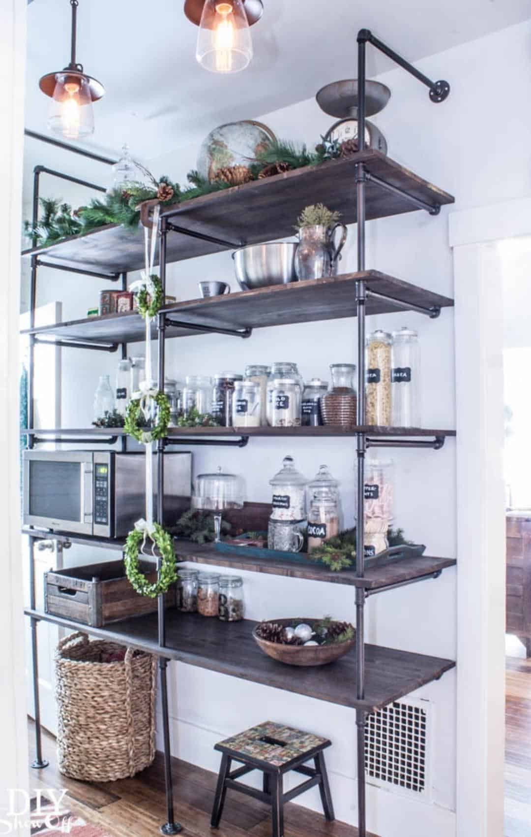 How to Build a DIY Pipe Shelving Unit