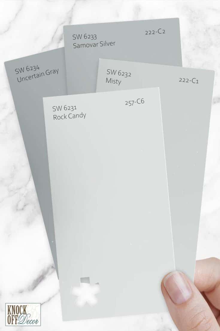 Sherwin Williams Rock Candy - SW 6231 Review - An Elegant Blue-toned