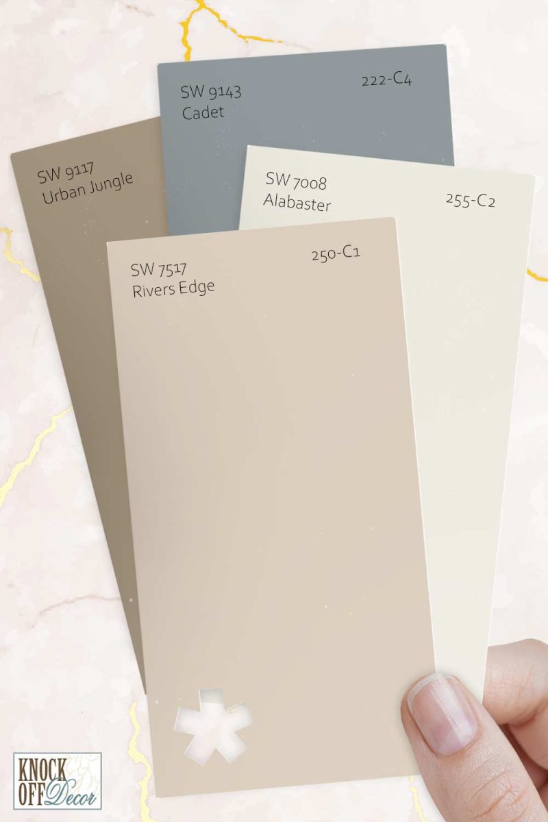 Sherwin Williams Rivers Edge SW 7517 A Light And Mild Beige Paint 