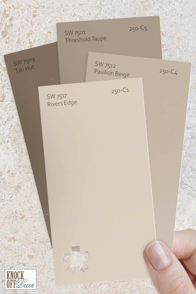 Sherwin Williams Rivers Edge SW 7517 A Light and Mild Beige Paint