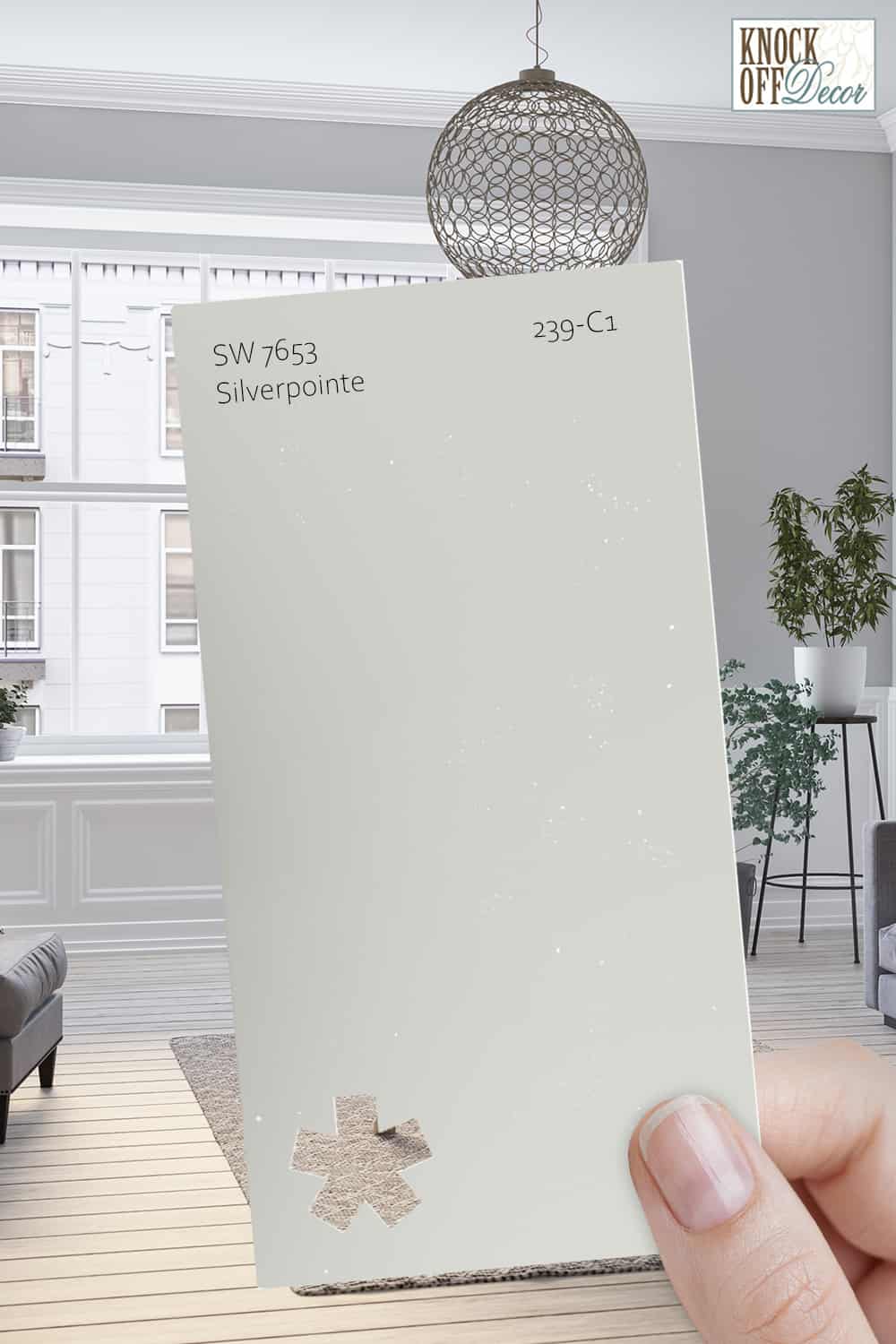 Sherwin Williams Silverpointe Review Silver or Crispy Gray