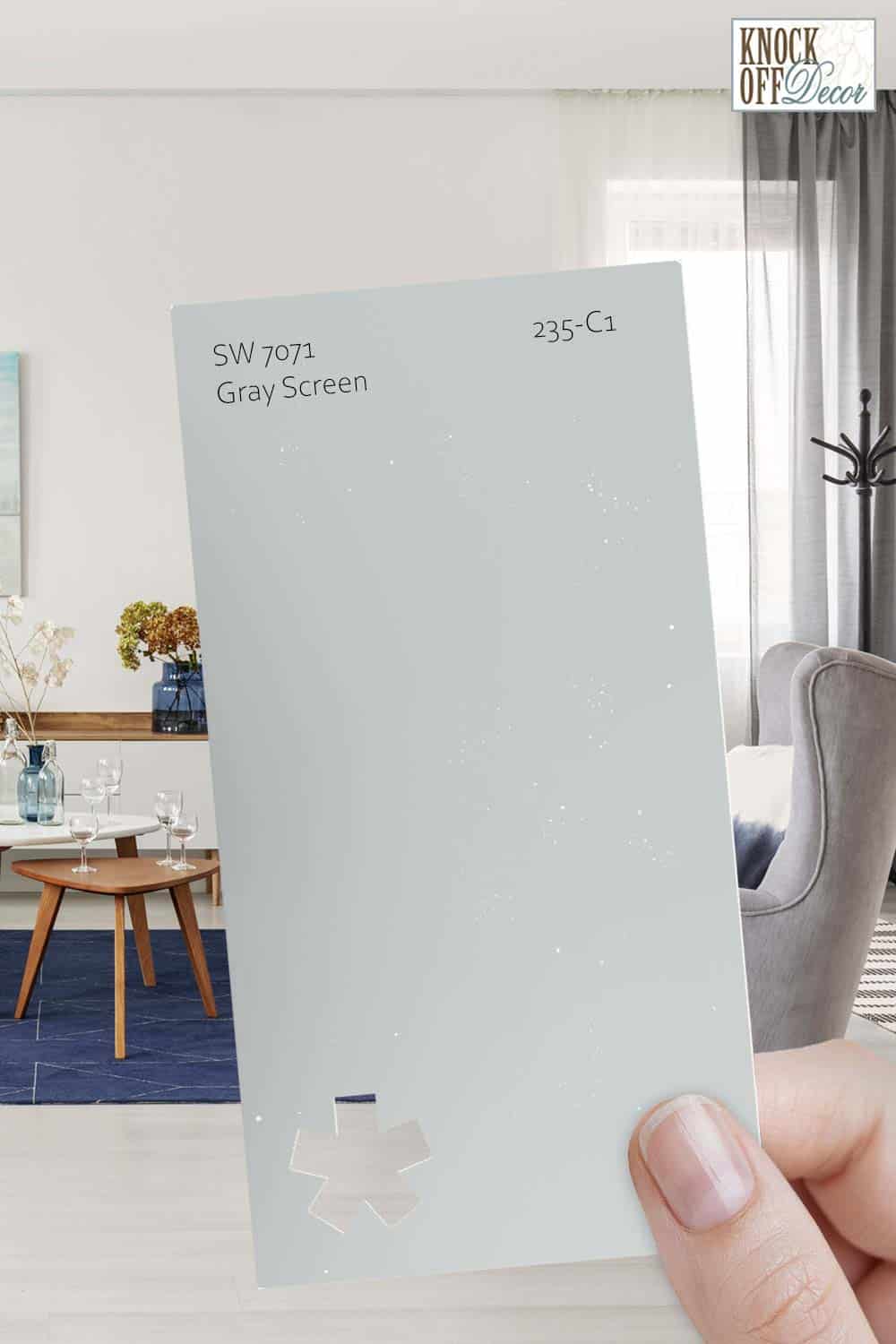 Sherwin Williams Gray Screen Review The Exquisite Gray with Blue