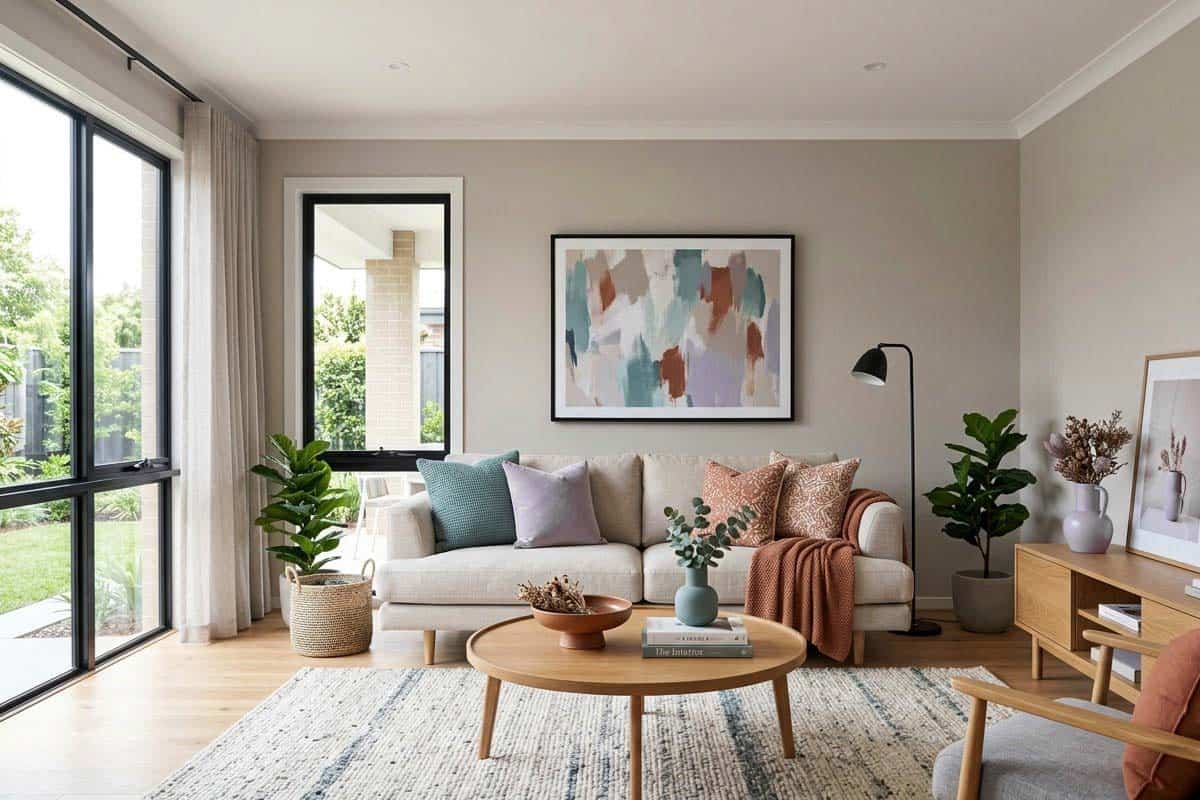 alpaca paint in a living room