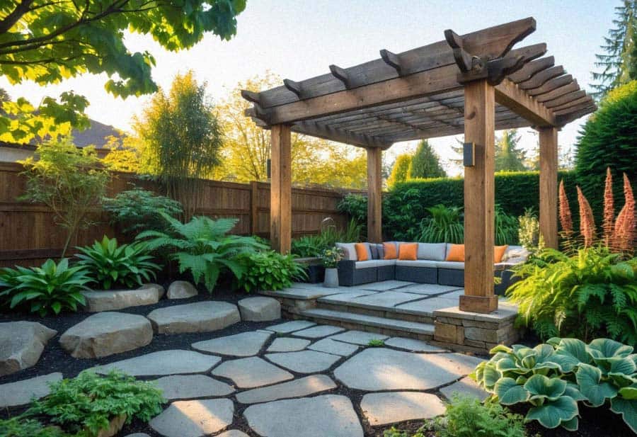backyard patio transformation