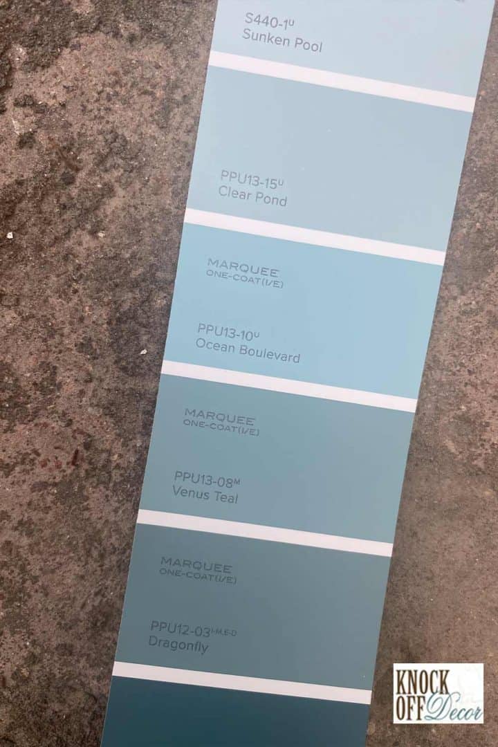 Behr Dragonfly PPU123 The Calming Turquoise Blue