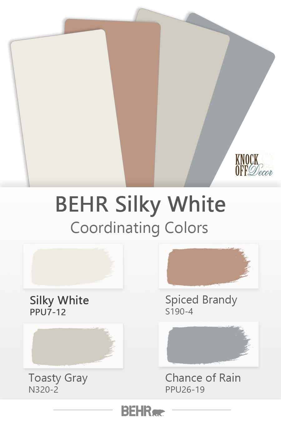 Behr Silky White PPU712 A Calming and Beloved OffWhite Paint