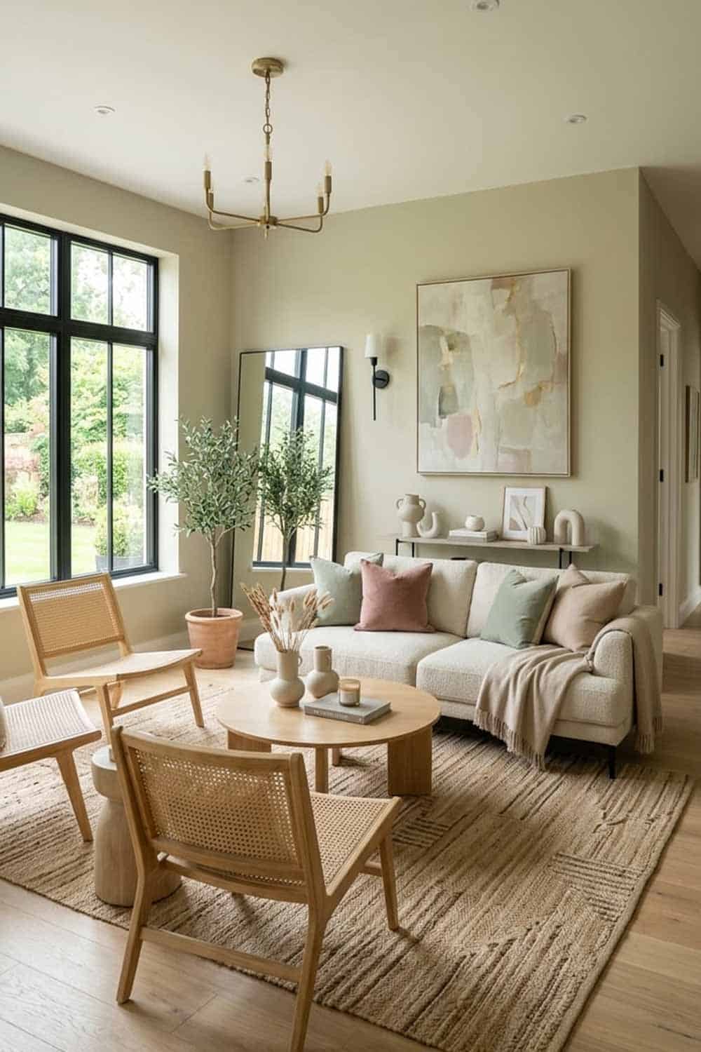 bm guilford green in living room