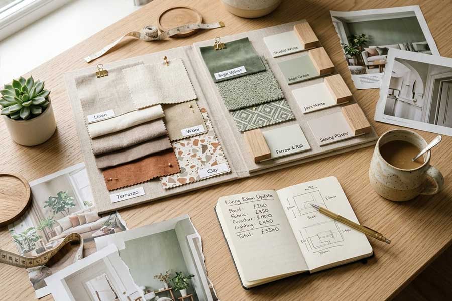 budget planning on nice table