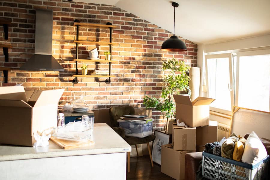 decluttered home ex