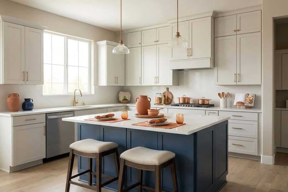 egret white paint kitchen