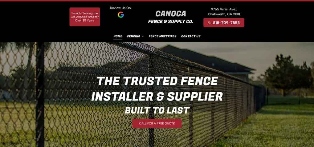 fences canoga homepage fences canoga homepage