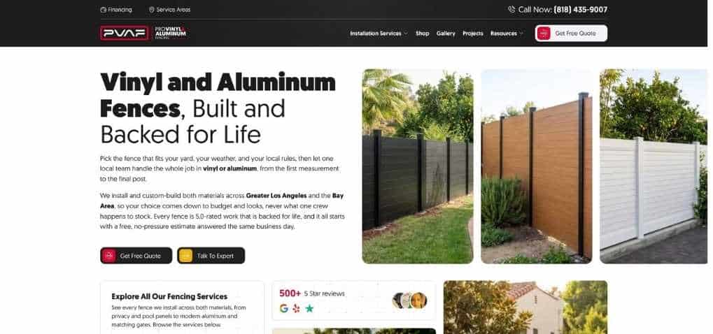 fences pvaf homepage fences pvaf homepage