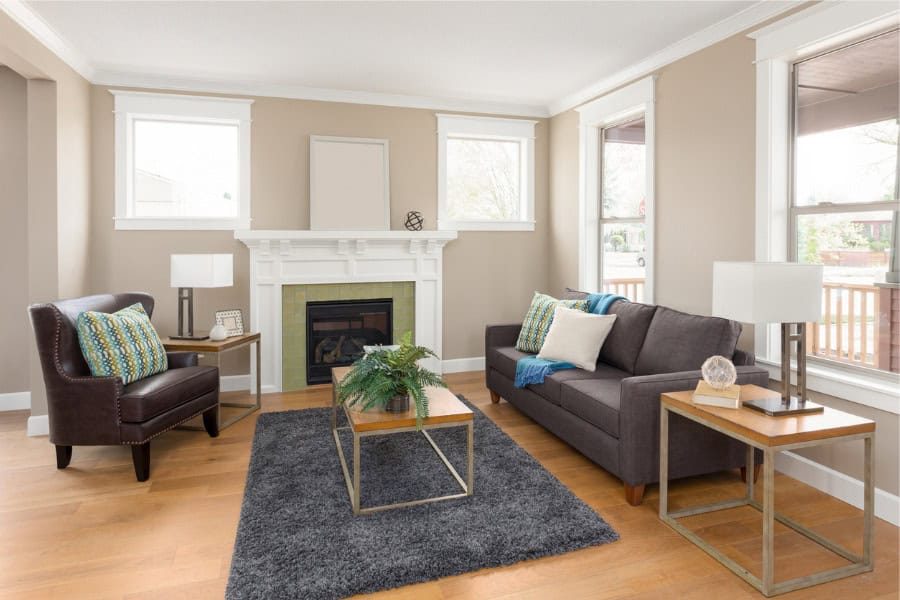 freshly painted home for sale