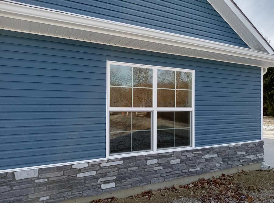 home siding newly installed