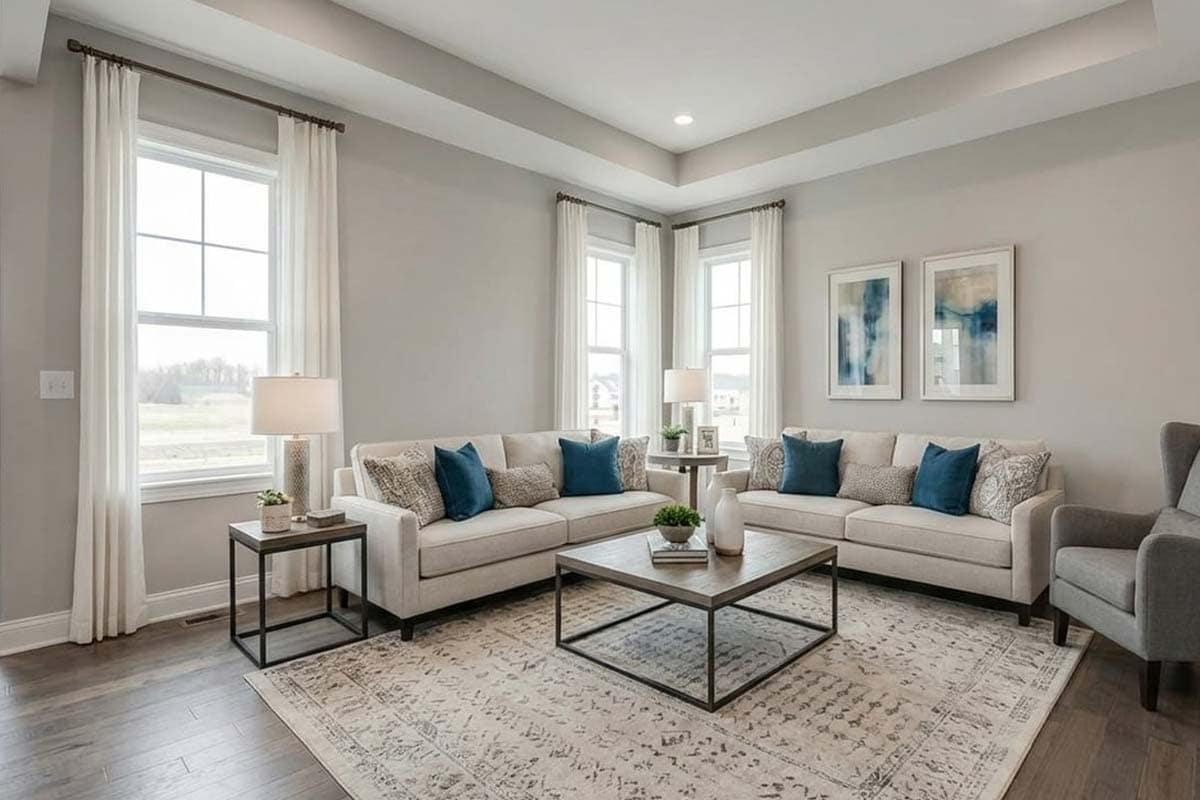 how behr natural gray looks example