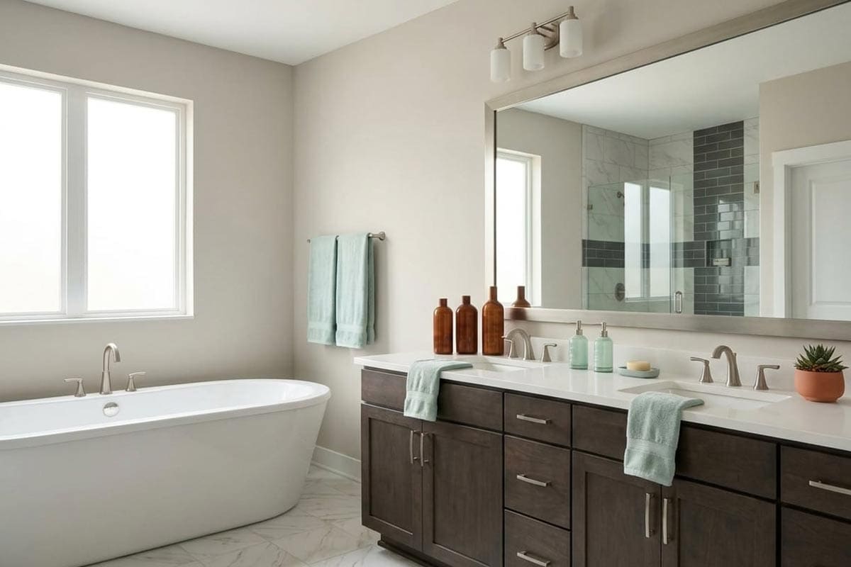 how light affects behr silver drop paint