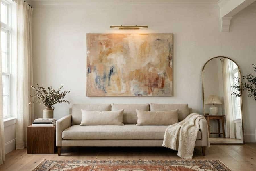 how to decorate a large blank wall hdr