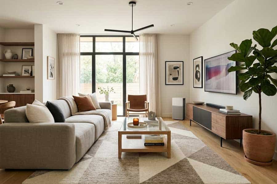 indoor air quality beautiful home hdr