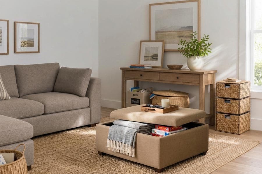 living room storage ideas hdr