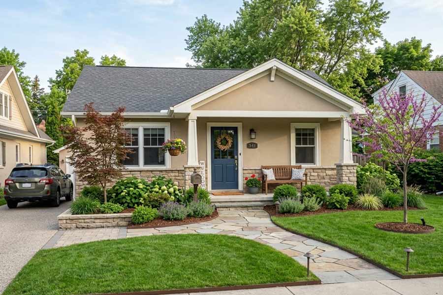 make home exterior appealing hdr