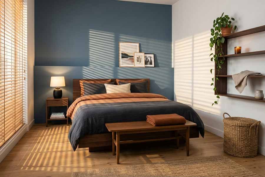 minimalist bedroom seasonal decor rotation tips