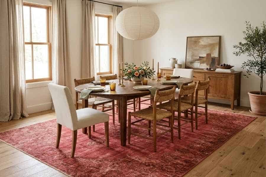 overdyed rug under dining table hdr overdyed rug under dining table hdr