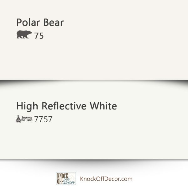 Behr Polar Bear 75 The True Behr White Paint Color