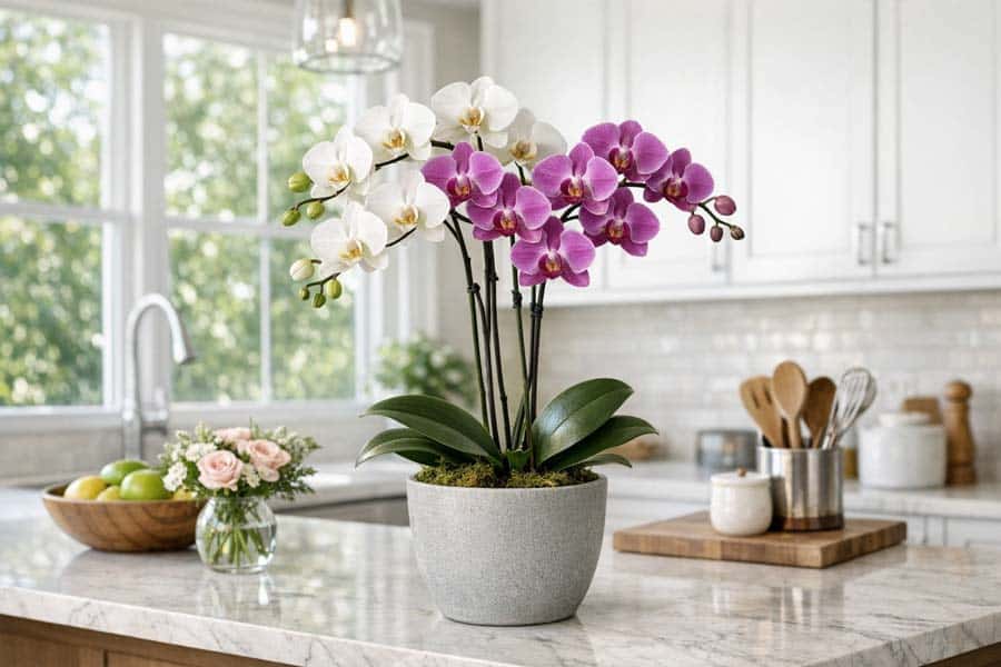 potted orchids tips hdr