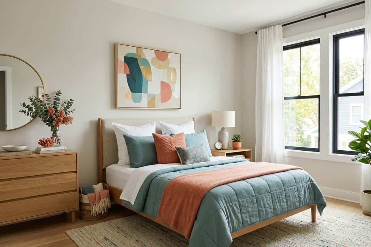 rever pewter in clean bedroom