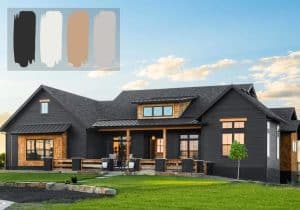 rustic mountain home balances contrast and warmth with color hdr