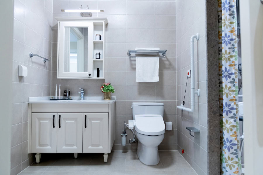 safer and stylish bathroom for seniors hdr