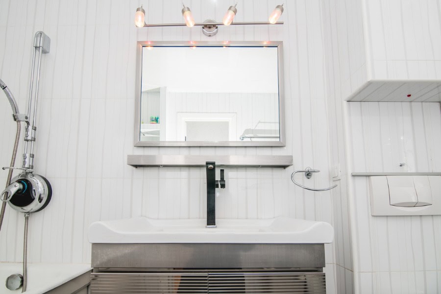 stainless-steel-treatments in bathroom stainless steel treatments in bathroom