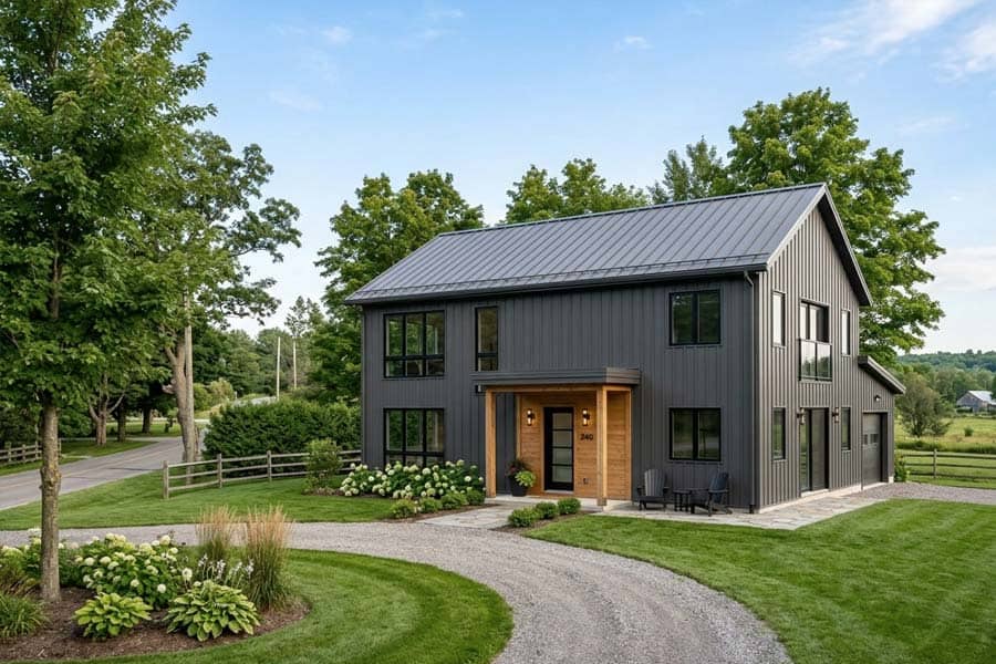 steel frame building project hdr