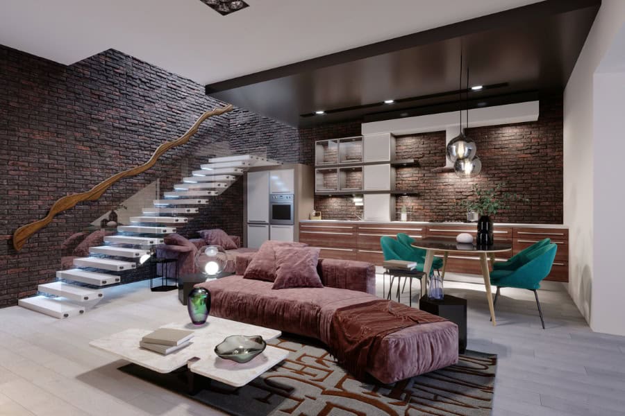 studio concept with industrial chic look studio concept with industrial chic look
