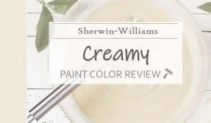 sw creamy paint color review