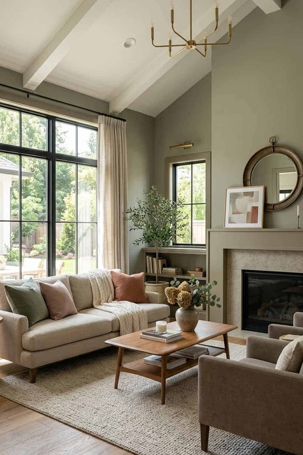 sw green onyx in living room