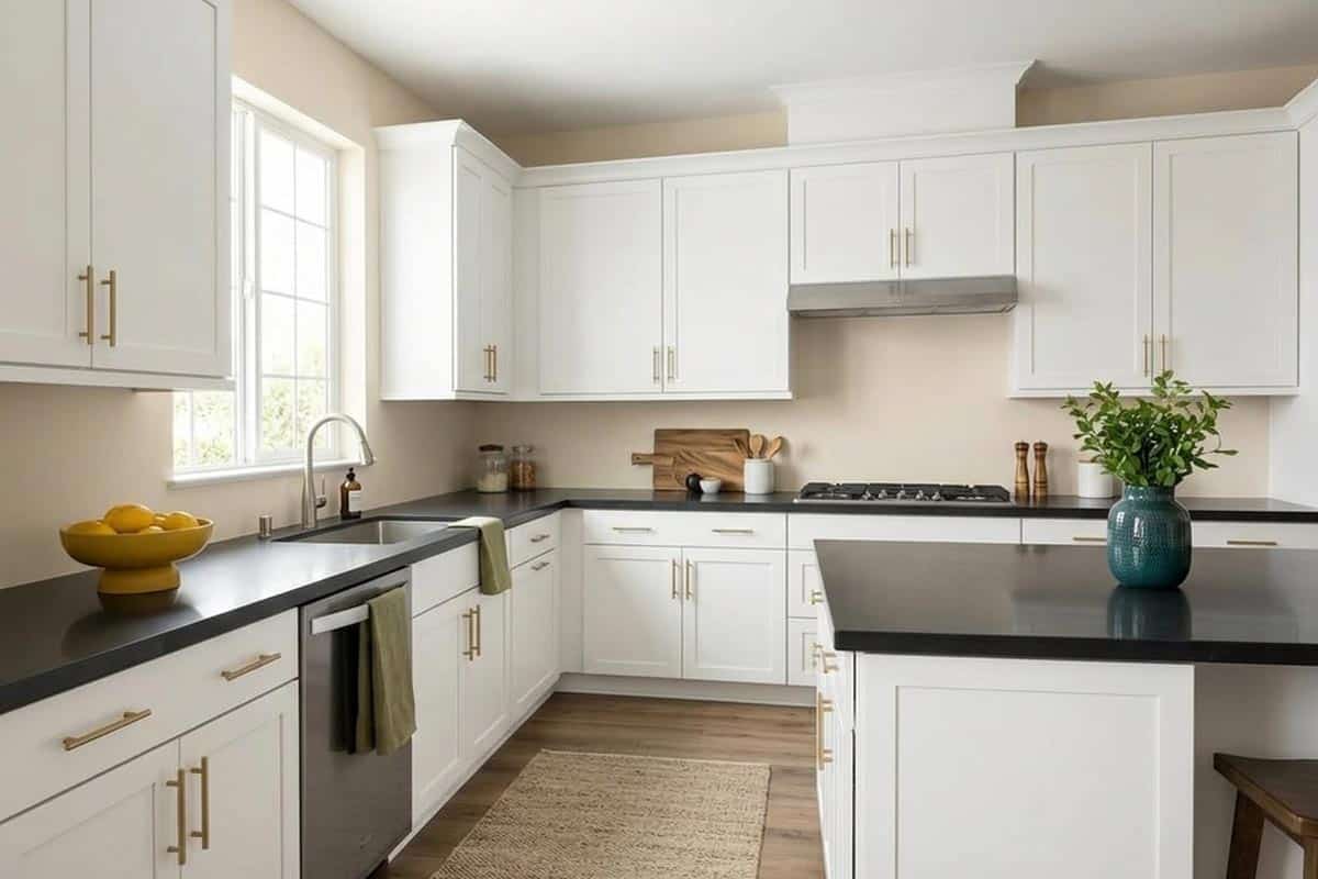 sw navajo white in kitchen